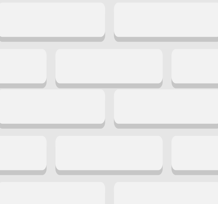 White realistic bricks living room wallpaper - TenStickers