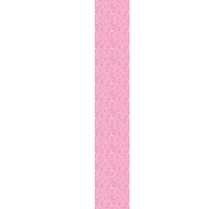 Girls faces Art Wallpaper - TenStickers