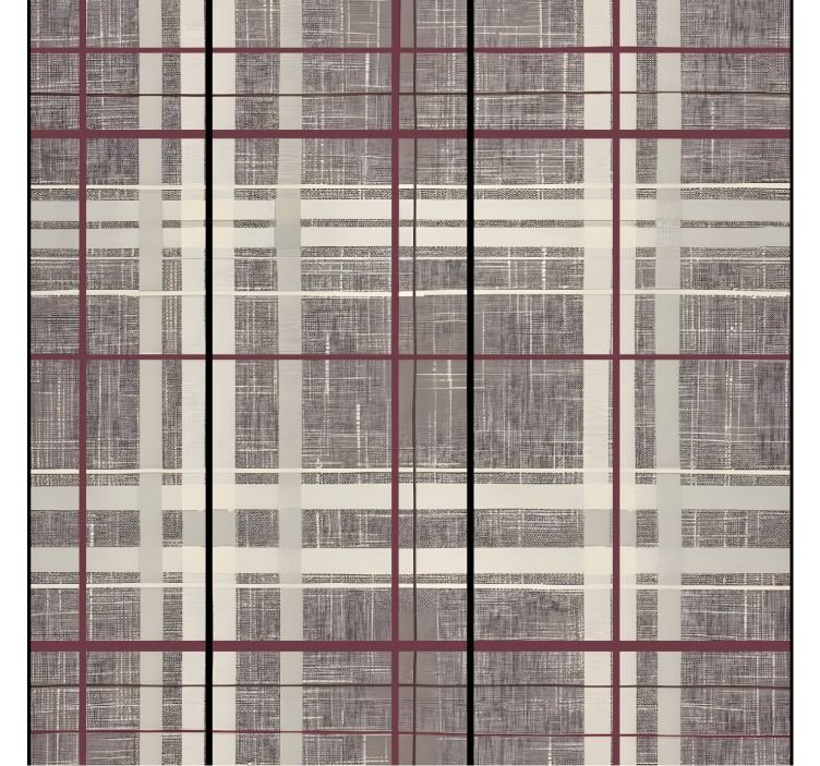 Stone effect Scotthish pattern square wallpaper - TenStickers