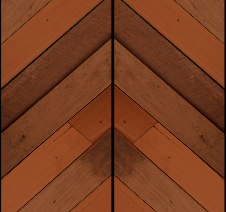 Herringbone Pattern wood wallpaper - TenStickers
