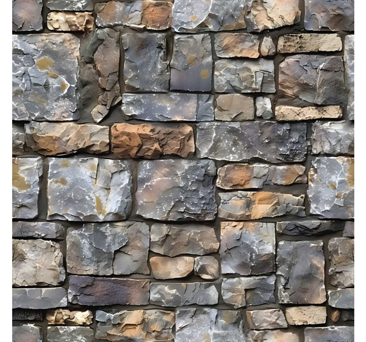 Rough texture stone wallpaper - TenStickers