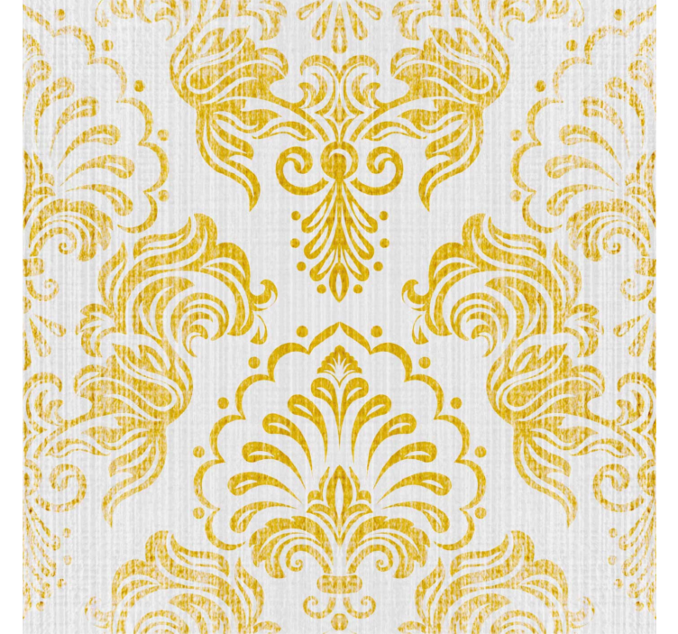 Golden design baroque wallpaper - TenStickers