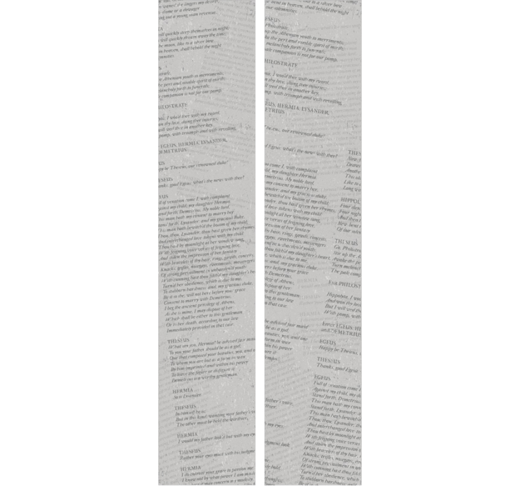 Literary Script Text letter wallpaper - TenStickers