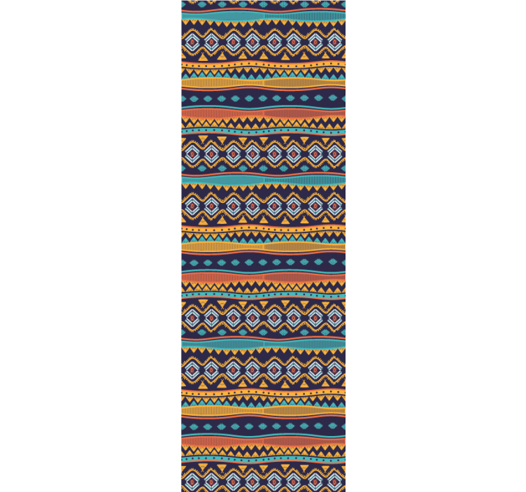 Ancient tribal design Textured Wallpaper - TenStickers