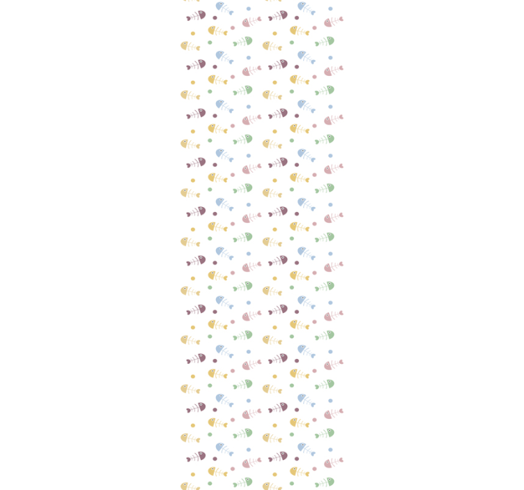 Fish-bones Animal Wallpaper - TenStickers