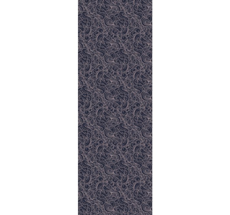 Blue curvy line patterns abstract wallpaper - TenStickers