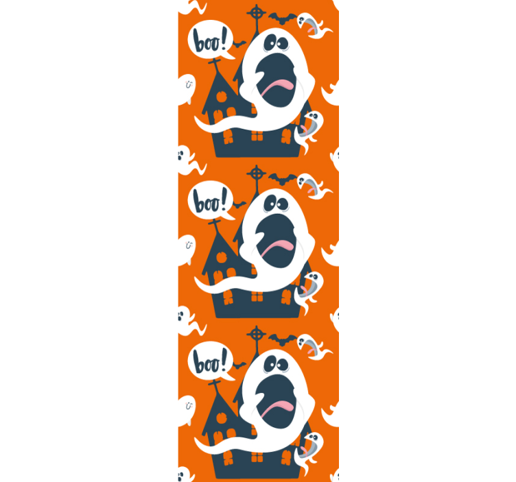 Ghosts and Haunts halloween wallpaper - TenStickers