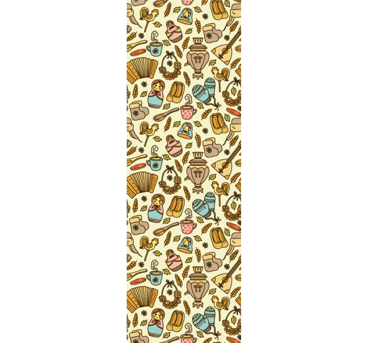Charming Kitchen Essentials customised wallpaper - TenStickers