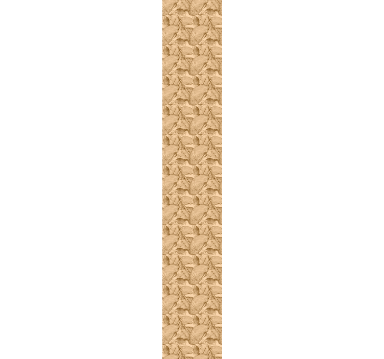 Fossil Shell Pattern fish wallpaper - TenStickers