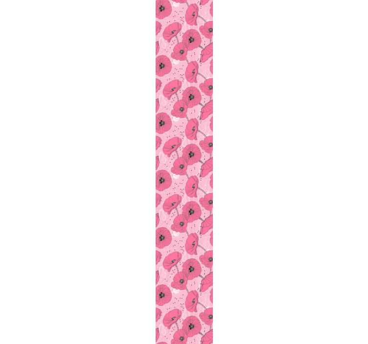Pink Floral Patterns flower wallpaper - TenStickers