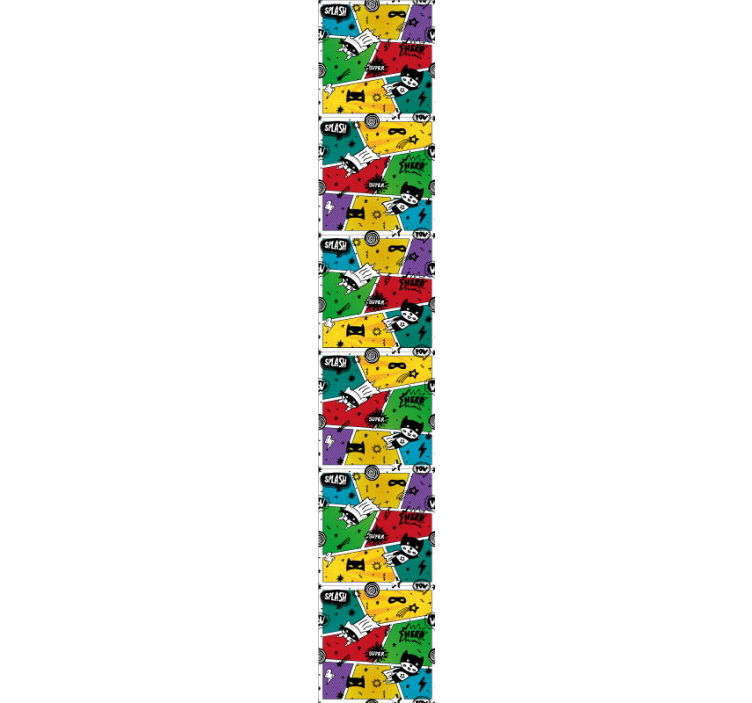 Cartoon characters kids wallpaper - TenStickers