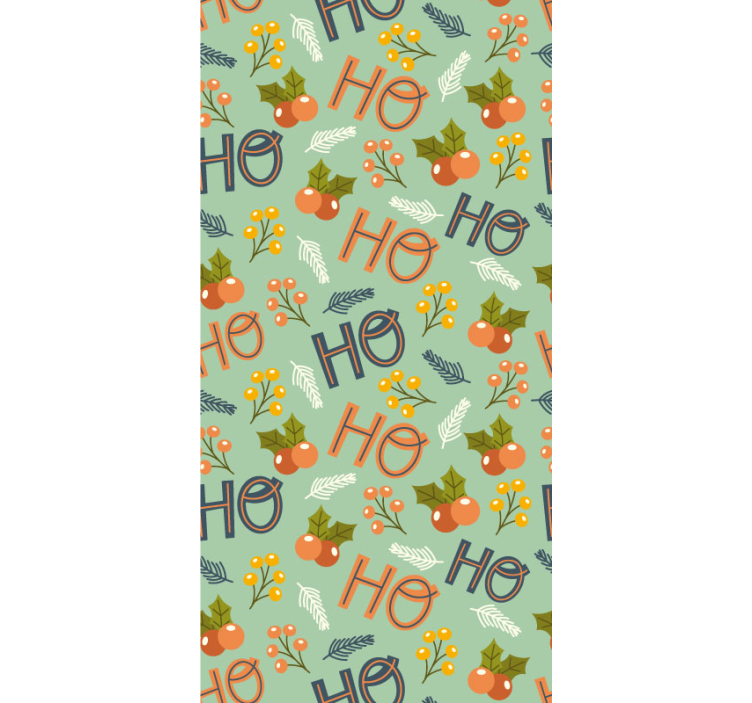 Festive Seasonal Motifs christmas wallpaper - TenStickers