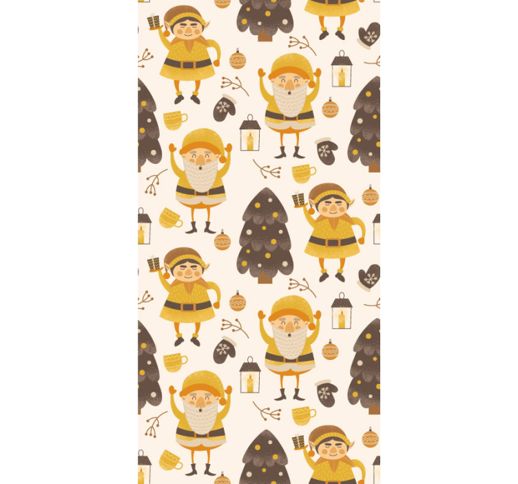 Forest Friends christmas wallpaper - TenStickers