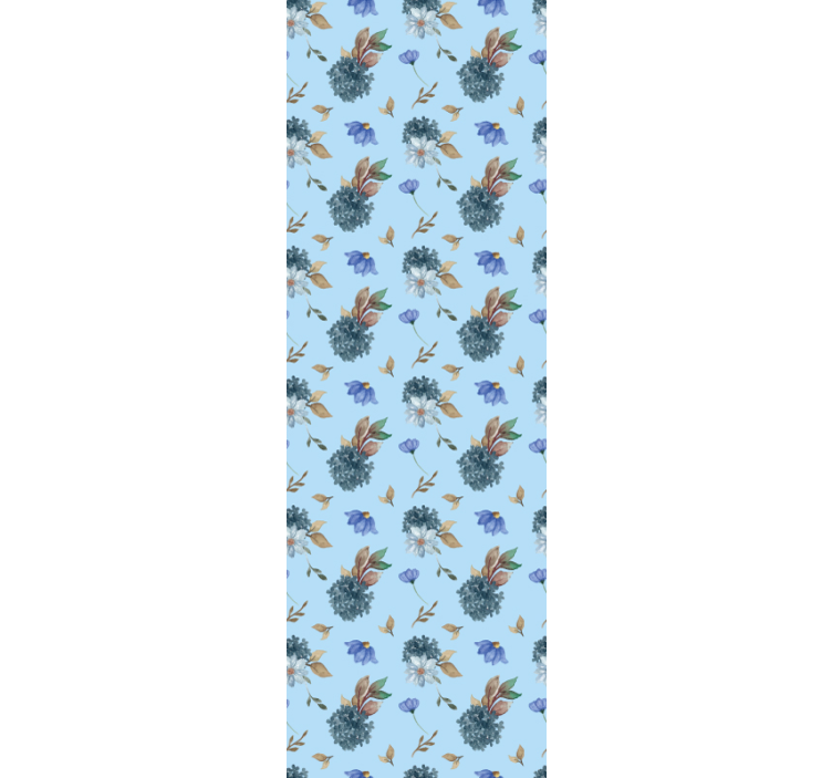 Floral Patterned Design flower wallpaper - TenStickers