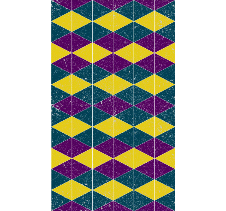 Geometric Patterned Design geometric wallpaper - TenStickers