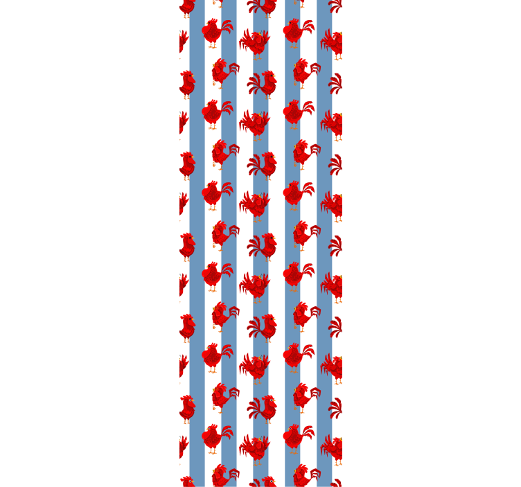 Lobster Stripe Pattern animal wallpaper - TenStickers