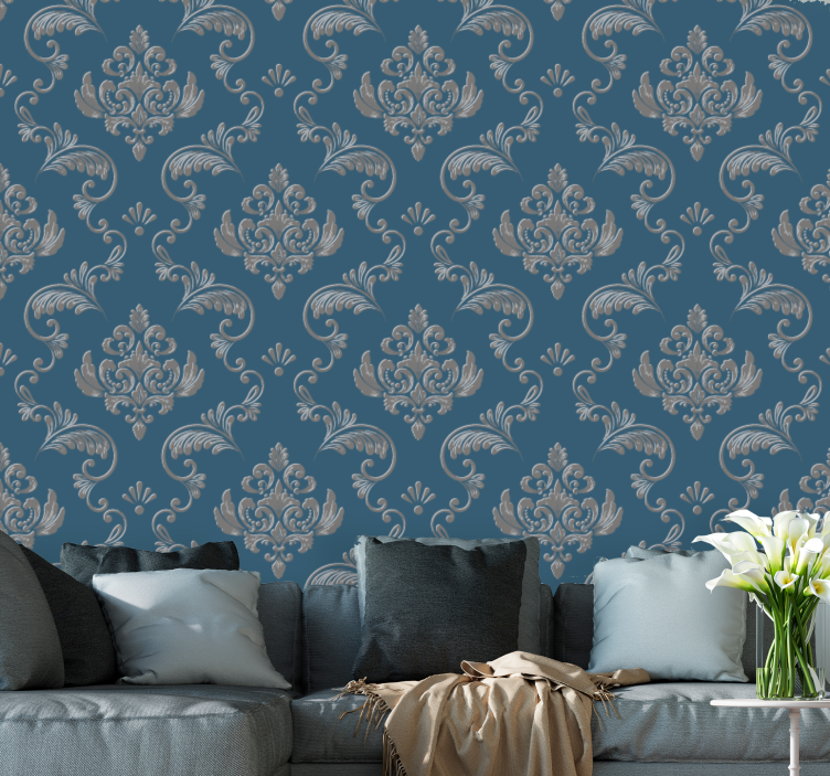 Baroque Flourish baroque wallpaper - TenStickers