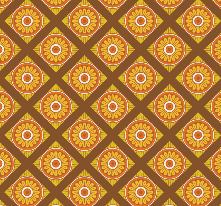 70's dods vertical stripes vintage wallpaper - TenStickers