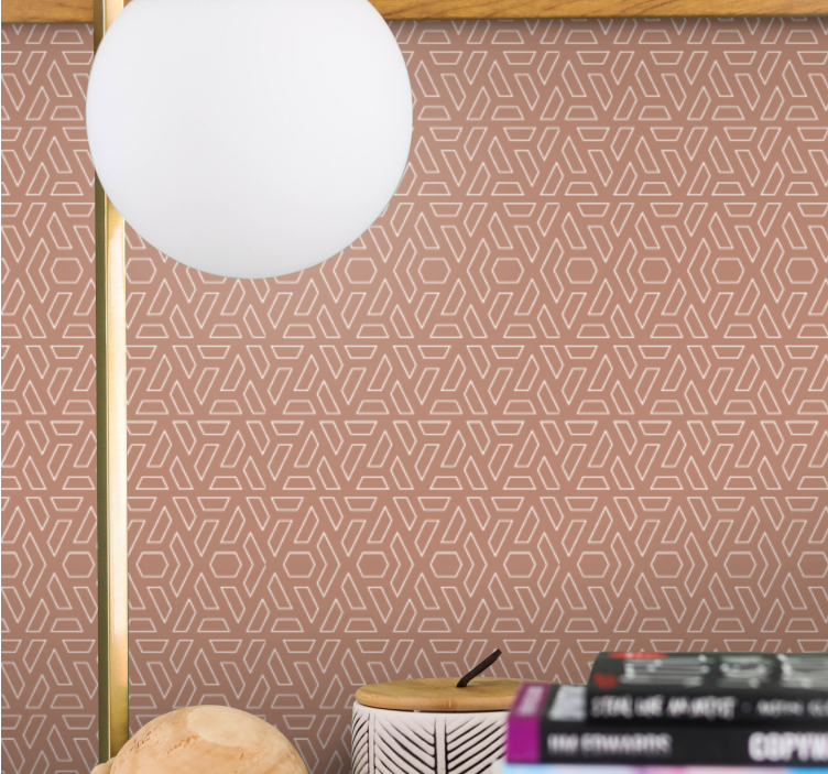 Abstract Shape Pattern geometric wallpaper - TenStickers