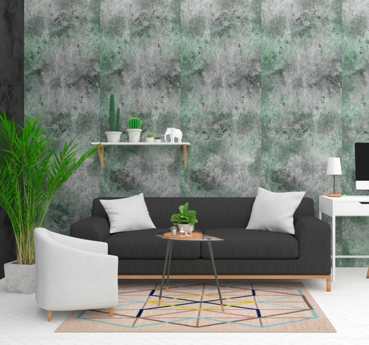 Aged Concrete Effect texture pattern wallpaper - TenStickers