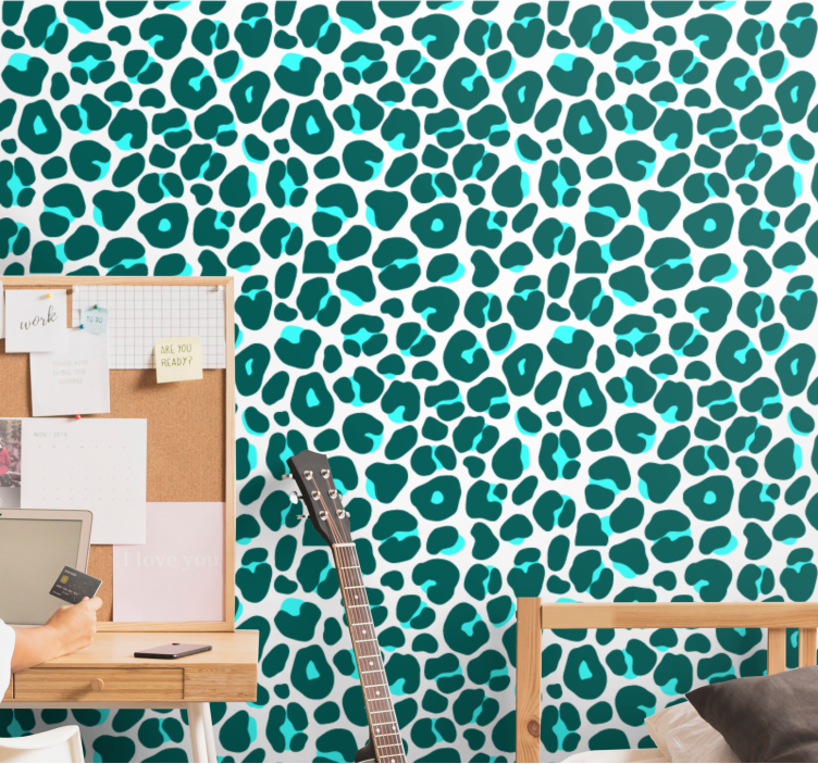 Animal Inspired Design leopards wallpaper - TenStickers