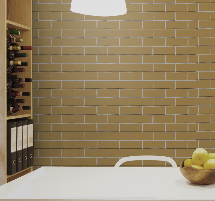 Brick Pattern brick wallpaper - TenStickers