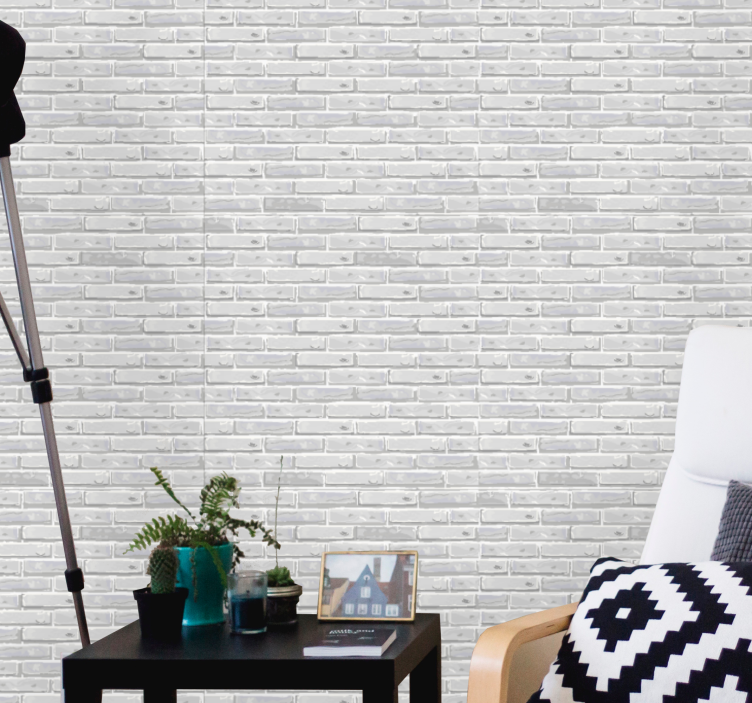 Brickwork Simulation brick wallpaper - TenStickers