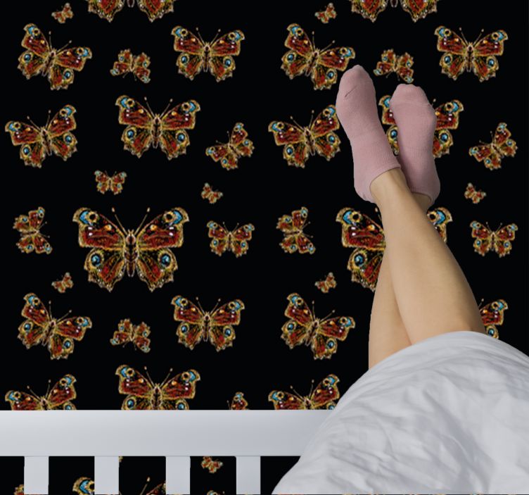 Butterfly Collection butterfly wallpaper - TenStickers