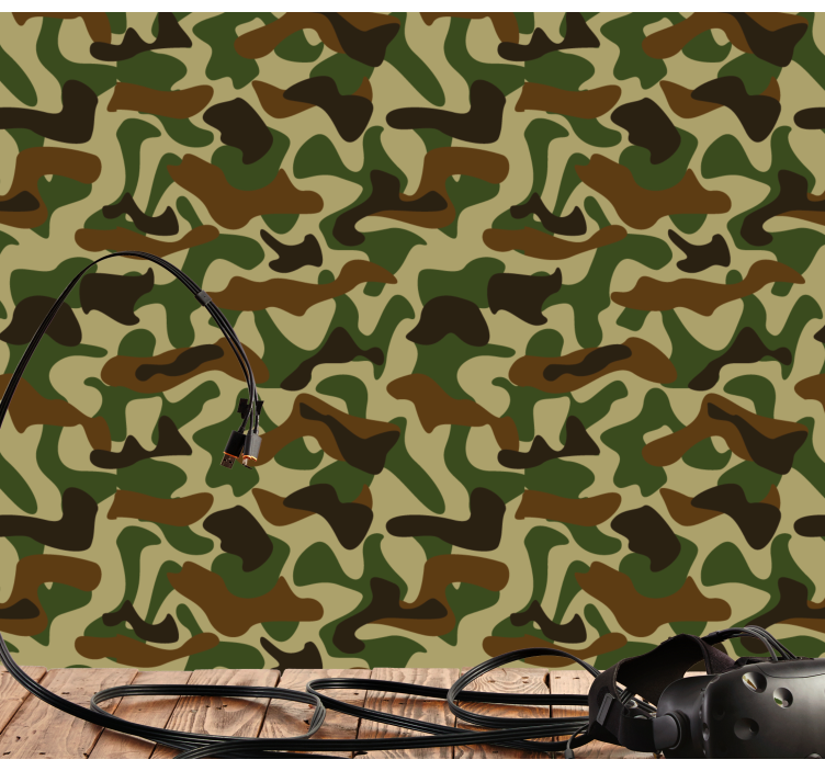 Camouflage design Wallpaper - TenStickers