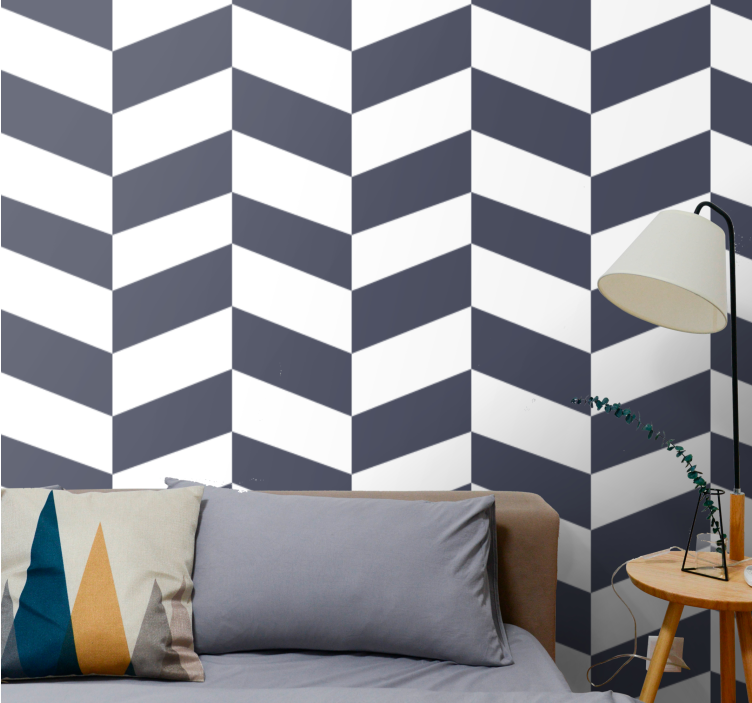Chevron Arrow Shapes geometric wallpaper - TenStickers
