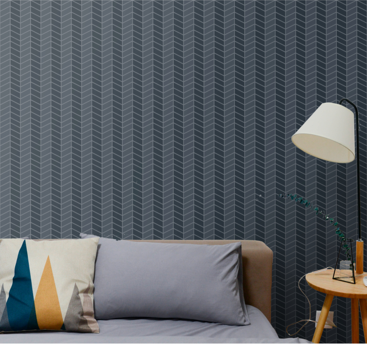 Chevron Pattern Design vertical line wallpaper - TenStickers