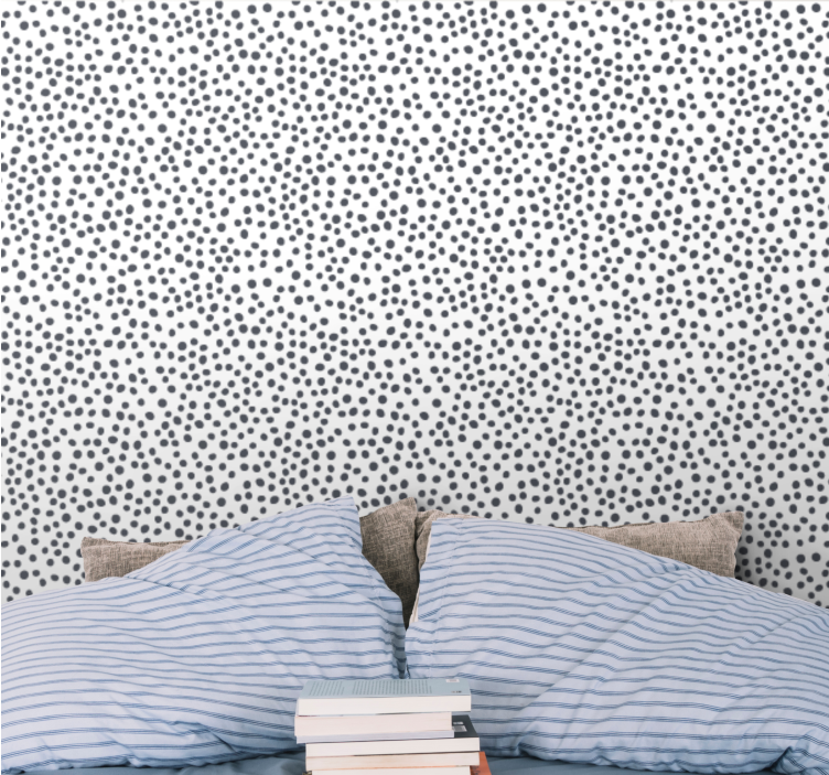 Classic Dot Pattern polka dots wallpaper - TenStickers