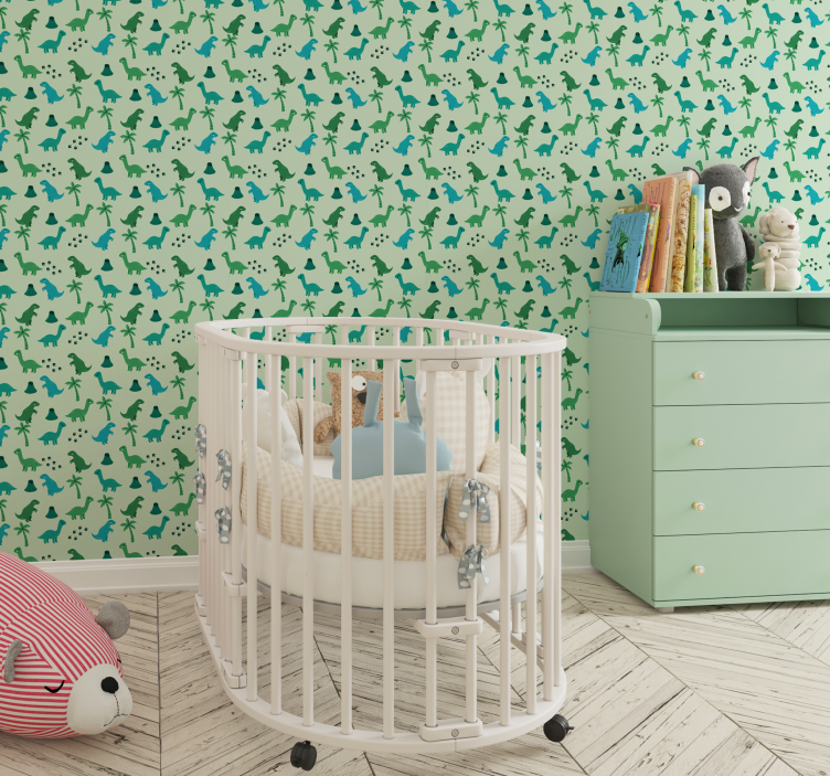 Dinosaur Motifs dinosaurs wallpaper - TenStickers