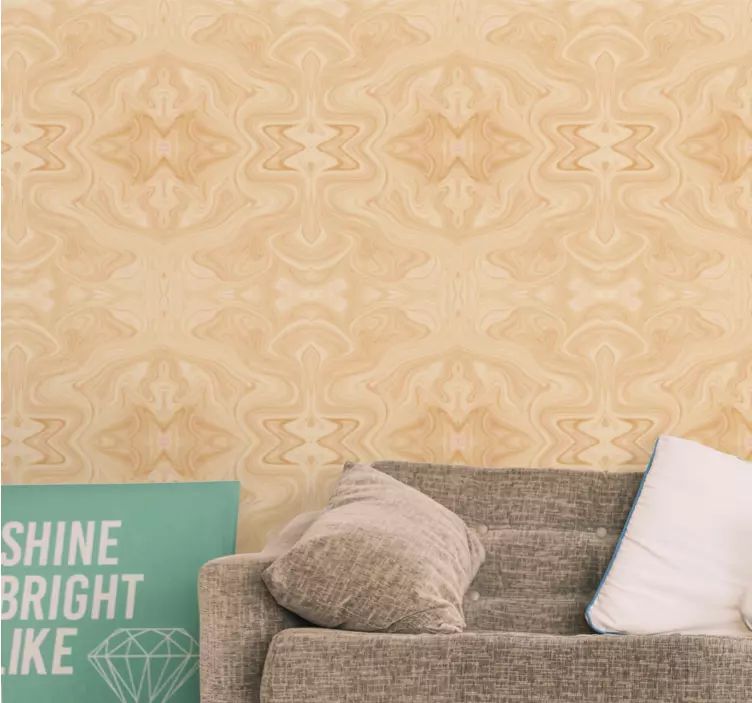 Elegant Marble Effect texture pattern wallpaper - TenStickers