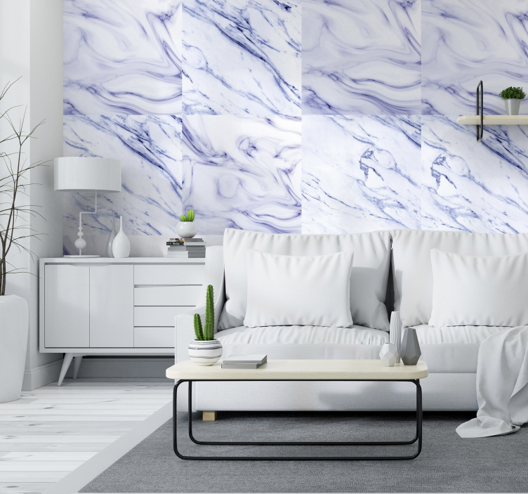 Elegant Marble Swirls marble wallpaper - TenStickers