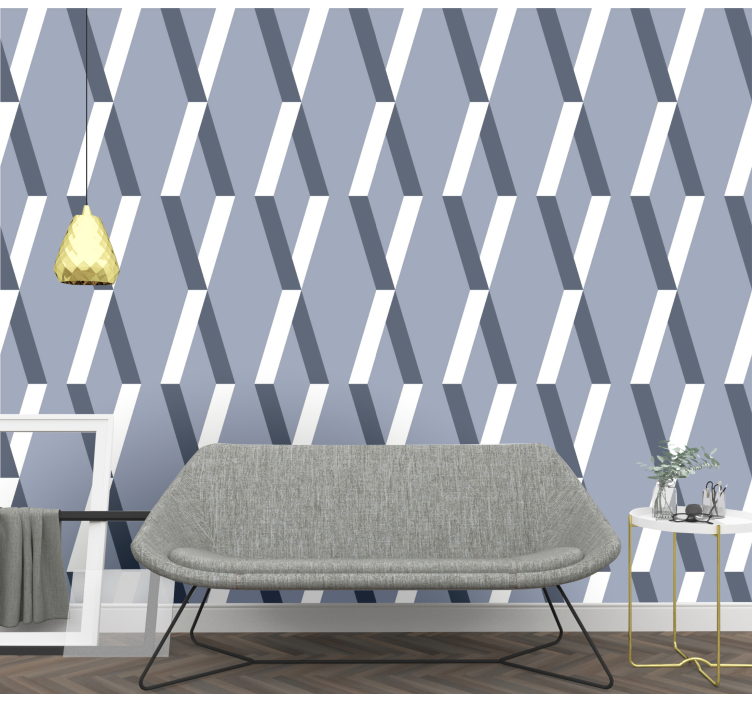 Geometric Angles geometric wallpaper - TenStickers
