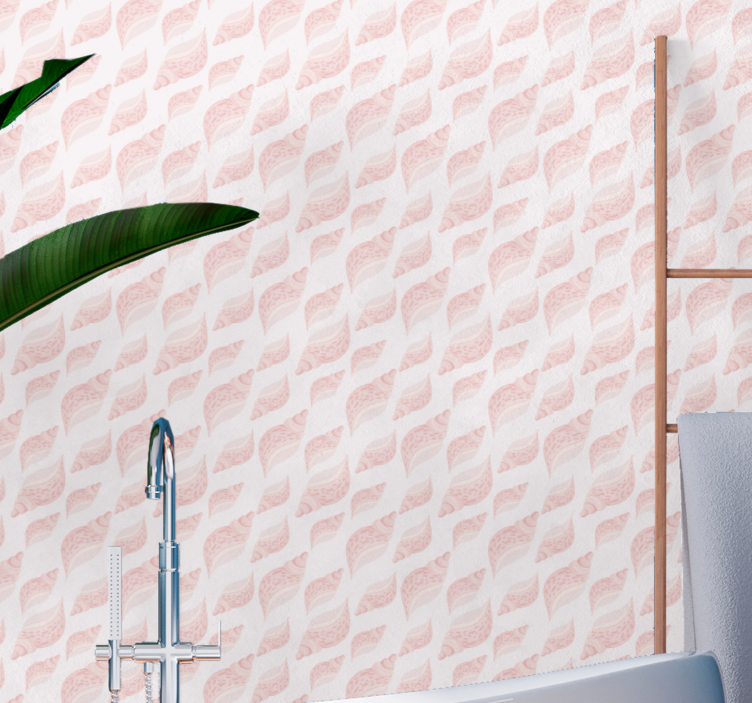 Geometric Fish Scale square wallpaper - TenStickers