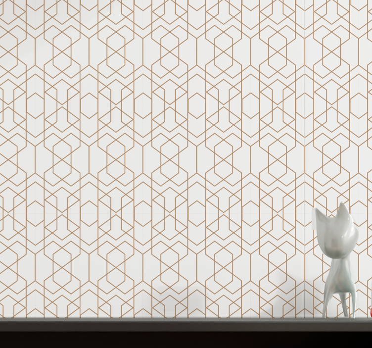 Geometric Harmony geometric wallpaper - TenStickers