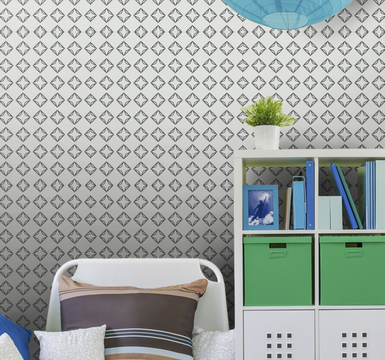 Geometric Shapes Elegance geometric wallpaper - TenStickers