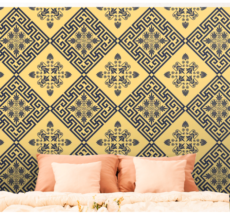 Geometric Tile tile wallpaper - TenStickers