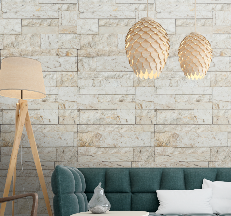 Gray elegant surface stone wallpaper - TenStickers
