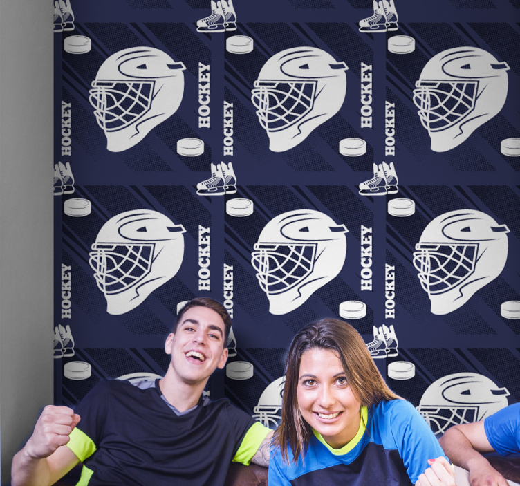 Hockey Enthusiasts customised wallpaper - TenStickers