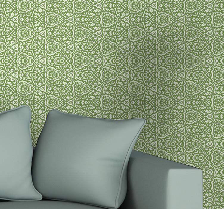 Irish green Art Wallpaper - TenStickers