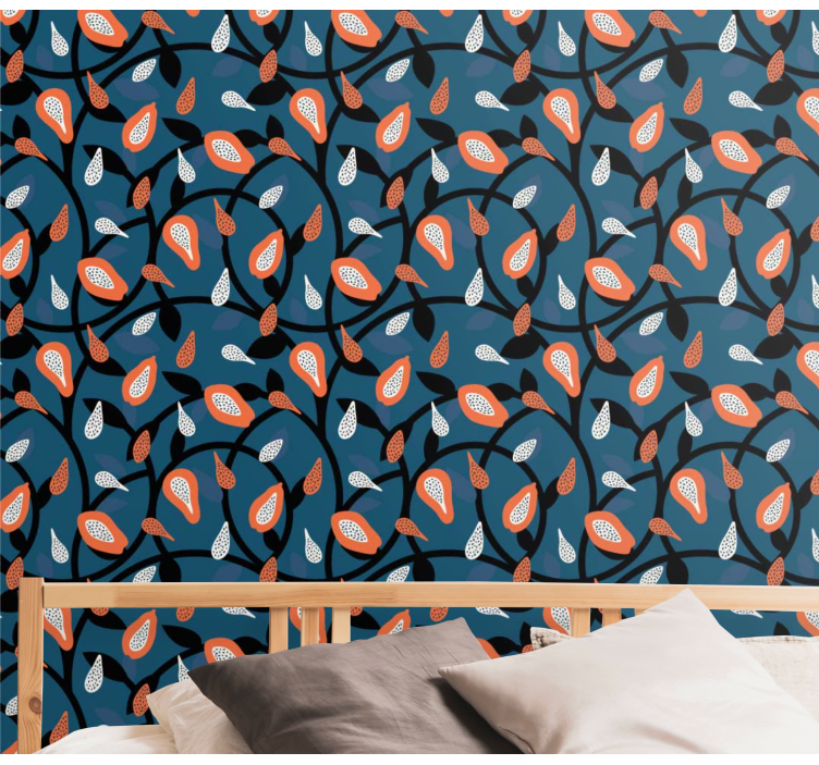 Nature Inspired Motif nature wallpaper - TenStickers