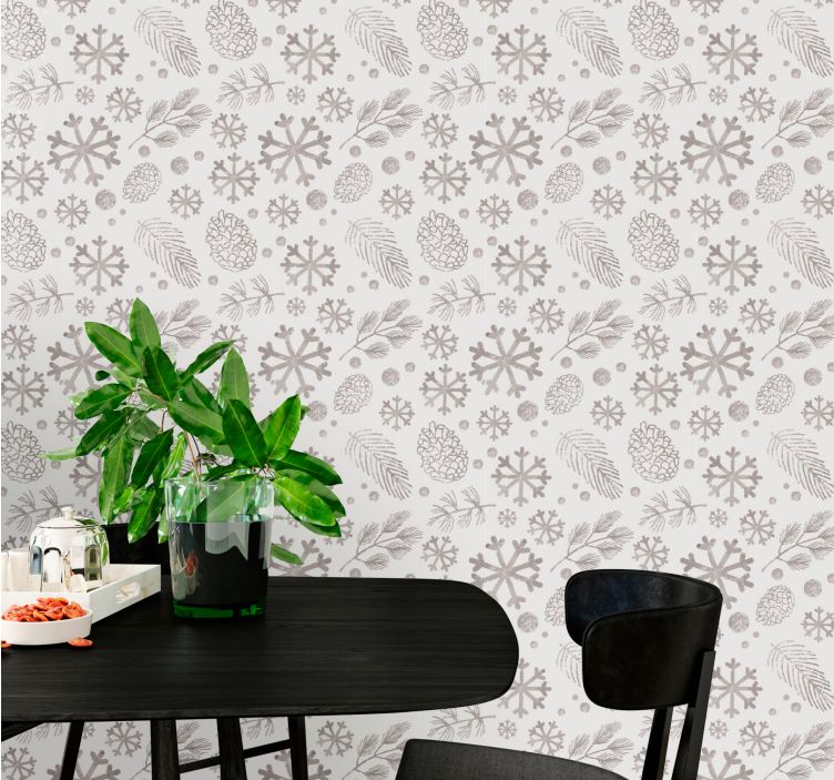 Nature Inspired Pattern nature wallpaper - TenStickers