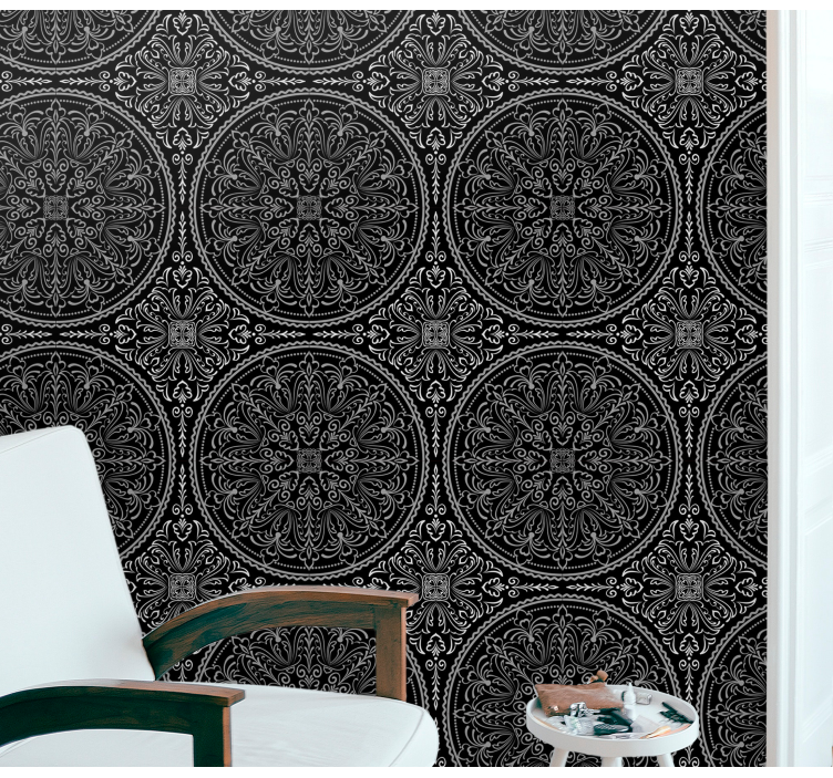 Ornate Baroque baroque wallpaper - TenStickers