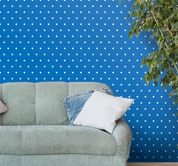Polka Dot Elegance dot wallpaper - TenStickers