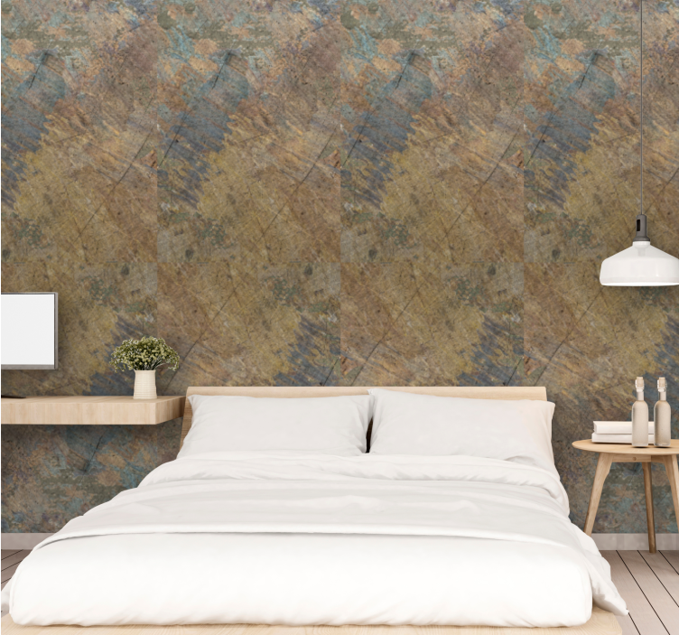 Rustic Patina Finish texture pattern wallpaper - TenStickers