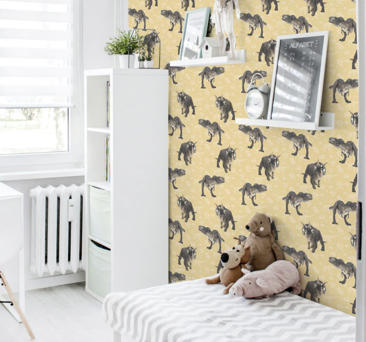 Safari Animal Motif animal wallpaper - TenStickers