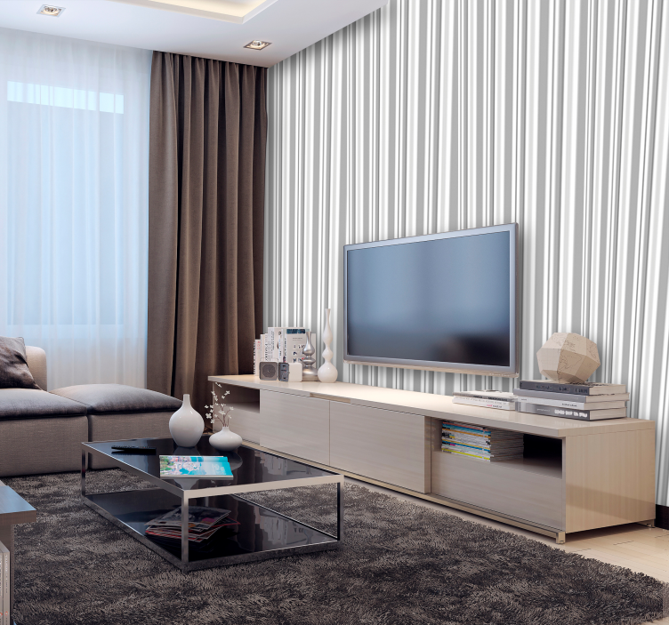 Sailor vertical stripes vertical Wallpaper - TenStickers